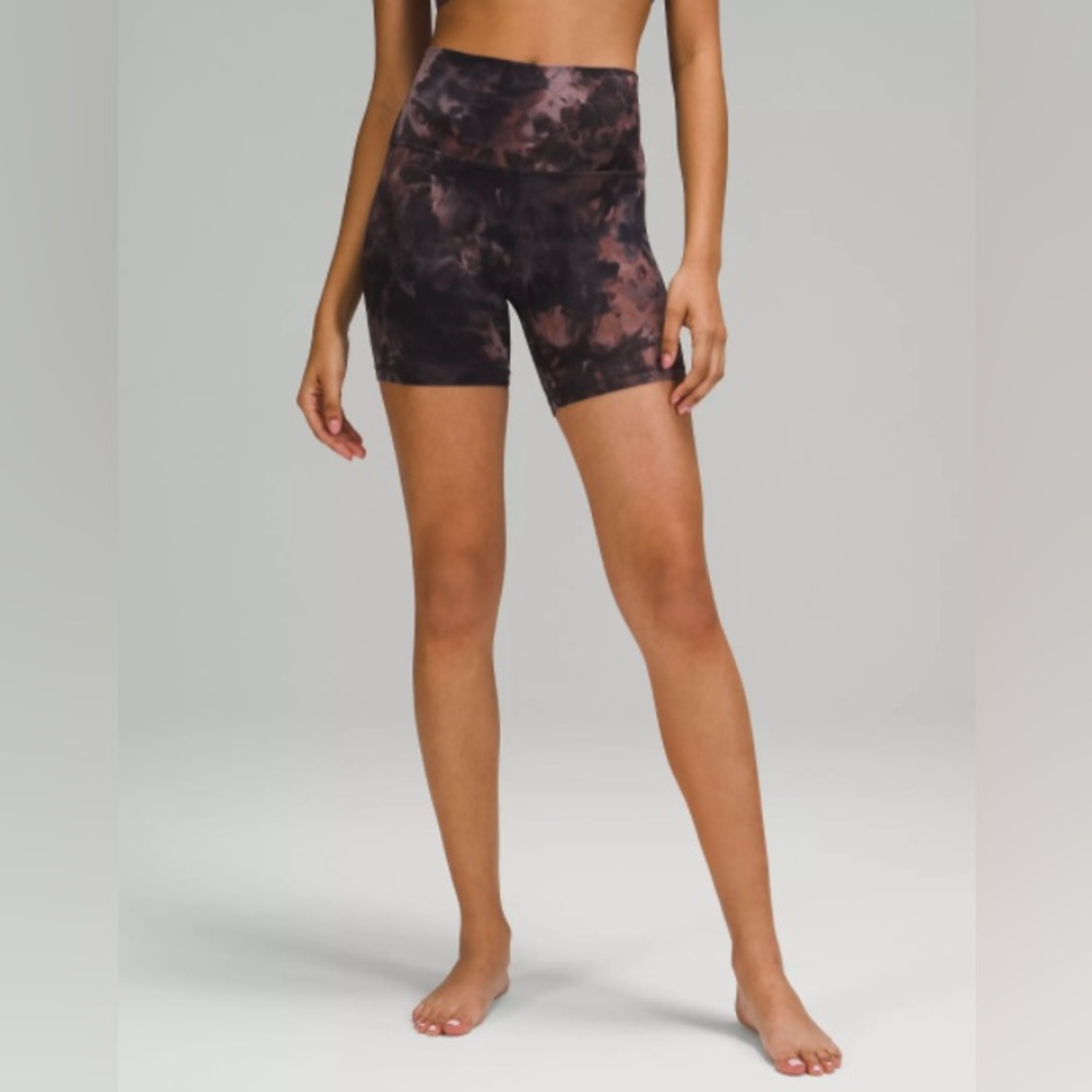 Lululemon Align 8” Biker Short Tie Dye Plus Size 18
